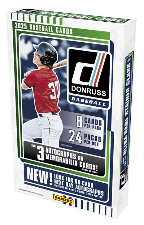 2025 Donruss Baseball Hobby Box (3 Autos!)