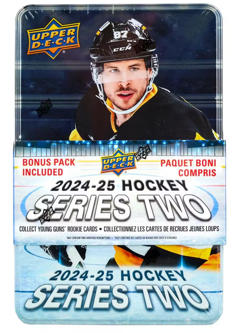 2024-25 Upper Deck Series 2 Hockey Tin Box