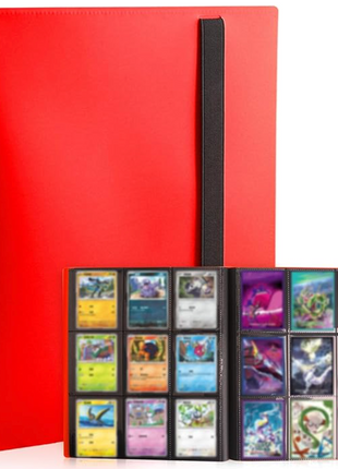 Red 9 Pocket Binder