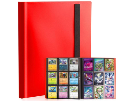 Red 9 Pocket Binder