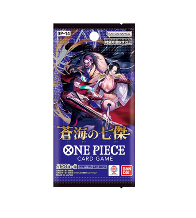 One Piece OP-14 "The Azure Sea's Seven" Booster Pack JP