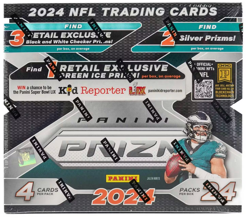 2024 Prizm Football Retail Box (Green Ice)