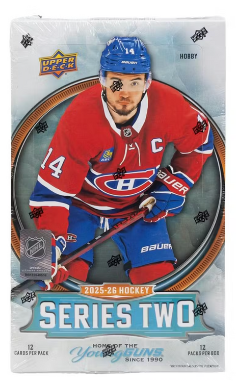 2025-26 Upper Deck Series 2 Hockey Hobby Box