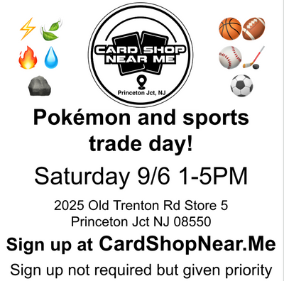 9/06/25 Trade Day - First Saturday - 1-5PM