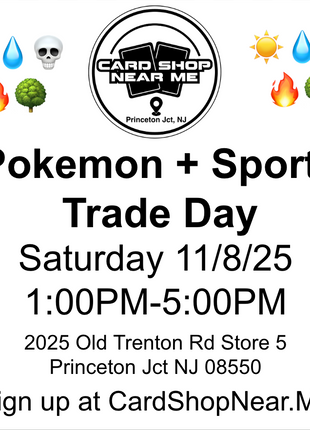 11/08/25 Trade Day - Second Saturday - 1-5PM