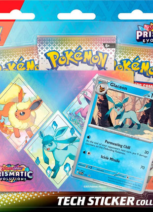 Prismatic Evolutions Tech Sticker Collection Glaceon