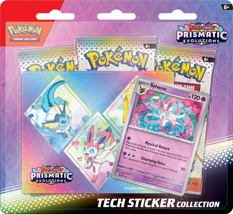 Prismatic Evolutions Tech Sticker Collection [Various Pokemon]