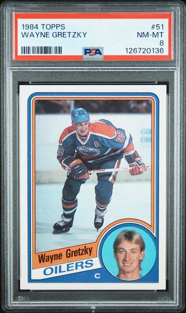 Wayne Gretzky PSA 8 1984-85 Topps #51