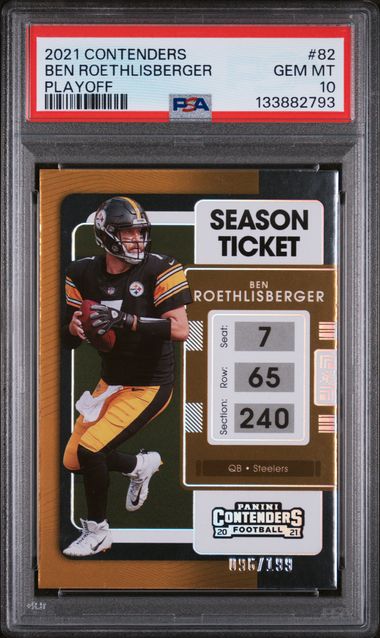Ben Roethlisberger PSA 10 /199 2021 Contenders