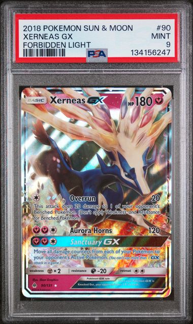 Xerneas-GX 90/131 - Forbidden Light (FLI) PSA 9