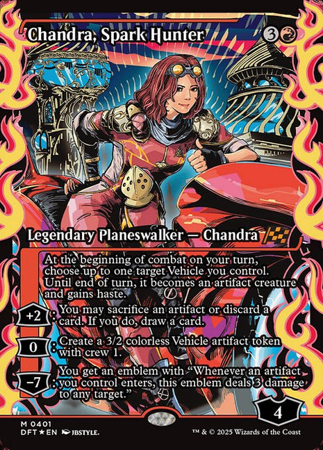 Chandra, Spark Hunter 401 Aetherdrift (DFT) [Foil] NM