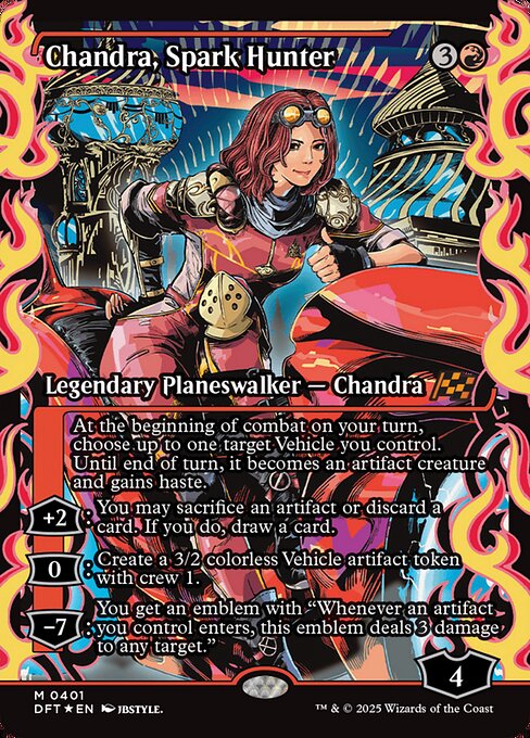 Chandra, Spark Hunter 401 Aetherdrift (DFT) [Foil] NM