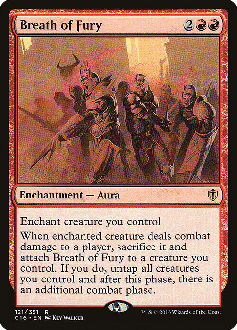 Breath of Fury 121 Commander 2016 (C16) [Nonfoil] NM
