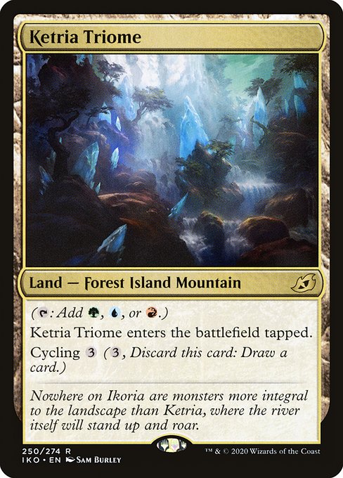Ketria Triome 250 Ikoria: Lair Of Behemoths (IKO) [Nonfoil] NM