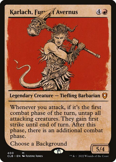Karlach, Fury of Avernus 400 Commander Legends: Battle For Baldur's Gate (CLB) [Nonfoil] NM
