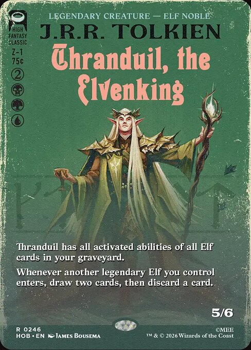 Thranduil, the Elvenking 246 The Hobbit (HOB) [Foil] NM