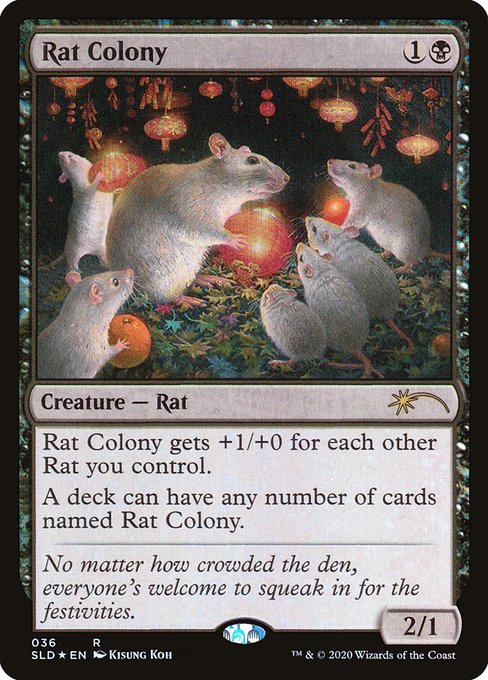 Rat Colony 36 Secret Lair Drop (SLD) [Foil] NM