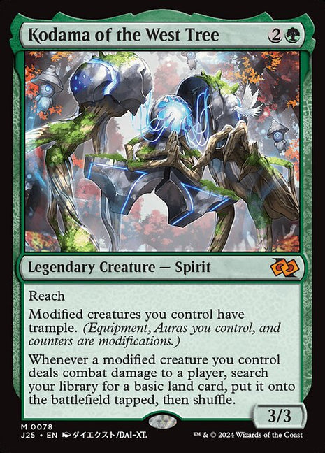 Kodama of the West Tree 78 Foundations Jumpstart (J25) [Nonfoil] NM