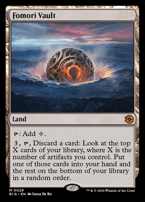 Fomori Vault 29 The Big Score (BIG) [Nonfoil] NM