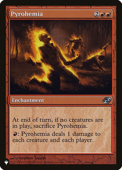 Pyrohemia 119 The List (PLST) [Nonfoil] NM