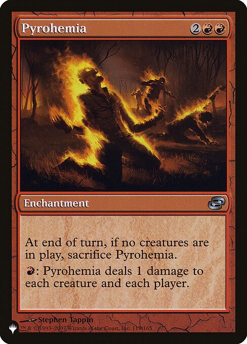 Pyrohemia 119 The List (PLST) [Nonfoil] NM
