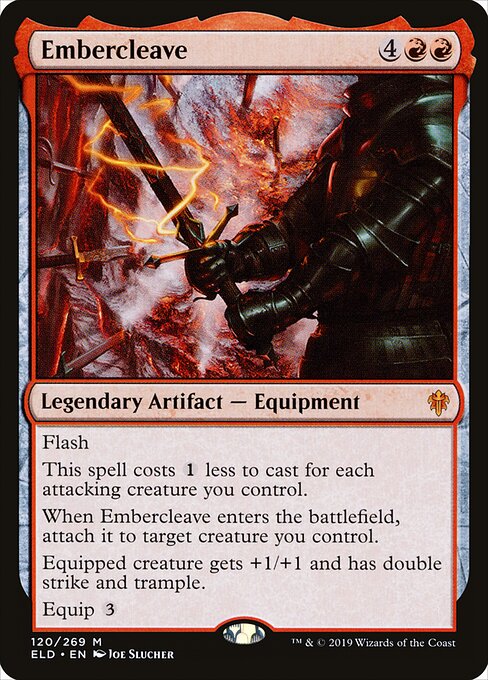 Embercleave 120 Throne Of Eldraine (ELD) [Nonfoil] NM