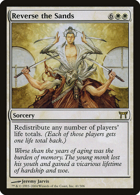 Reverse the Sands 41 Champions Of Kamigawa (CHK) [Foil] NM