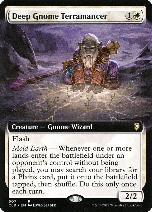 Deep Gnome Terramancer 607 Commander Legends: Battle For Baldur's Gate (CLB) [Nonfoil] NM