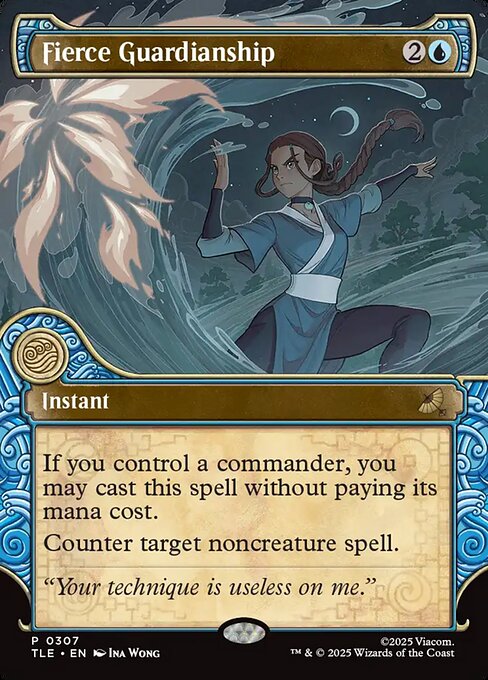 Fierce Guardianship 307 Avatar: The Last Airbender Eternal (TLE) [Nonfoil] NM