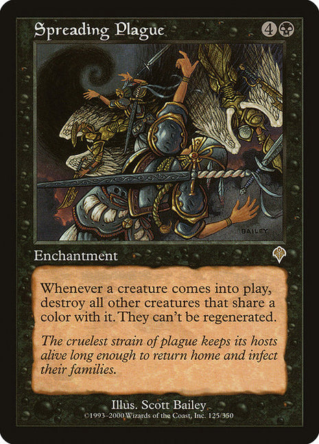 Spreading Plague 125 Invasion (INV) [Nonfoil] NM