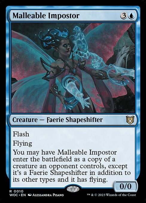 Malleable Impostor 10 Wilds Of Eldraine Commander (WOC) [Nonfoil] NM