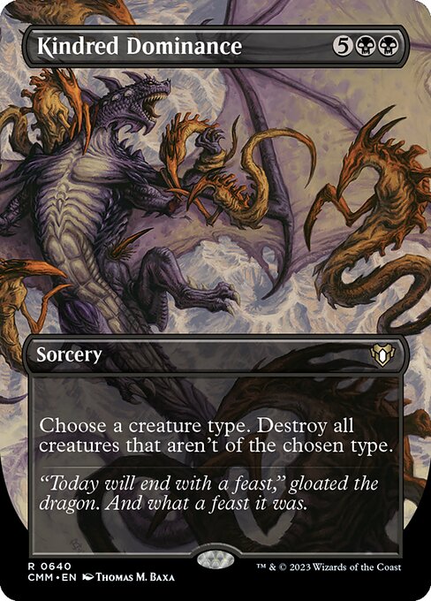 Kindred Dominance 640 Commander Masters (CMM) [Foil] NM