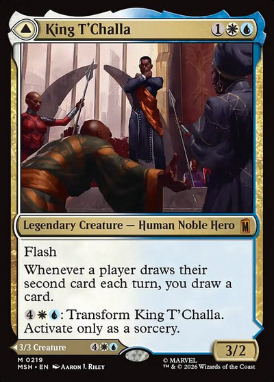 King T'Challa // Black Panther, Hope Enduring 219 Marvel Super Heroes (MSH) [Nonfoil] NM