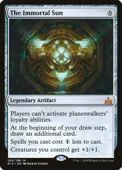 The Immortal Sun 180 Rivals Of Ixalan (RIX) [Nonfoil] NM