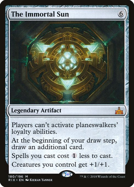 The Immortal Sun 180 Rivals Of Ixalan (RIX) [Nonfoil] NM
