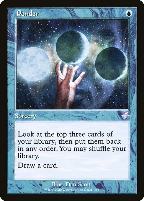 Ponder 315 Time Spiral Remastered (TSR) [Nonfoil] NM