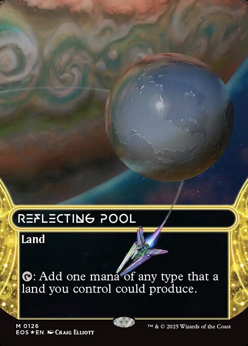 Reflecting Pool 126 Edge Of Eternities: Stellar Sights (EOS) [Galaxy Foil] NM