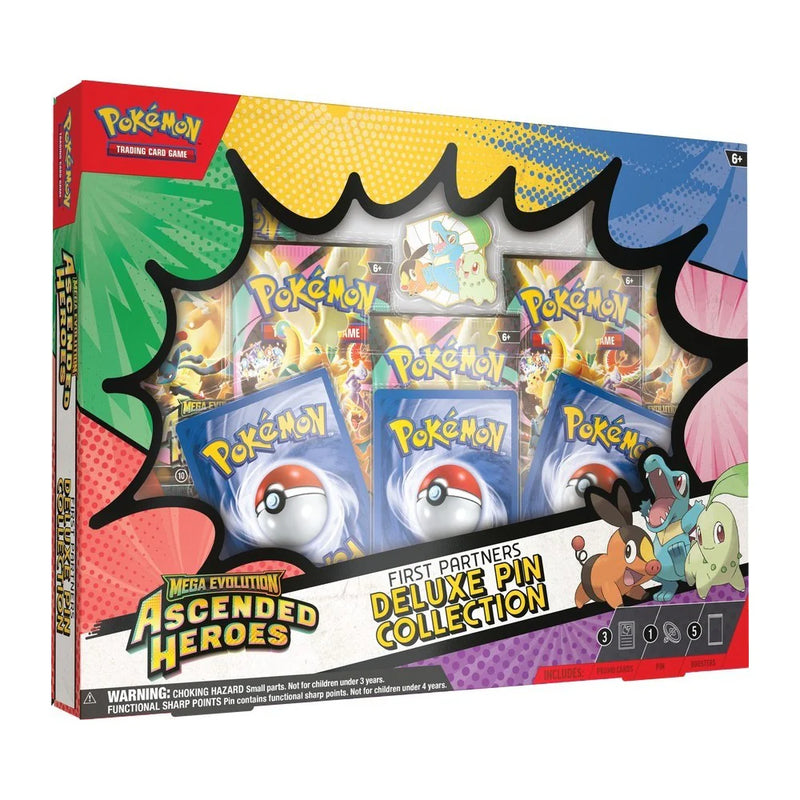 Pokemon Ascended Heroes First Partners Pin Collection - LIMIT 1 PP