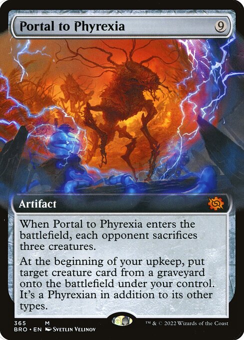 Portal to Phyrexia 365 The Brothers' War (BRO) [Foil] NM