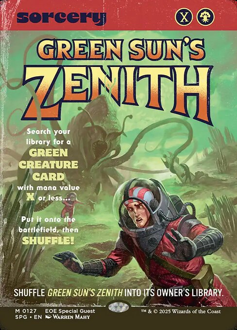 Green Sun's Zenith 127 Special Guests (SPG) [Nonfoil] NM