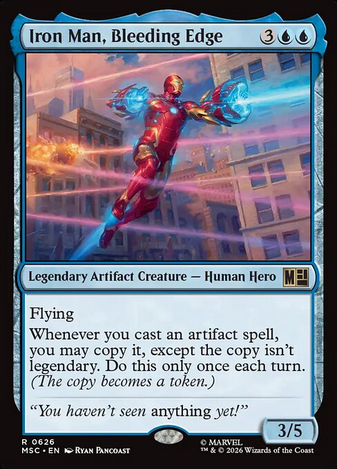 Iron Man, Bleeding Edge 626 Marvel Super Heroes Commander (MSC) [Nonfoil] NM