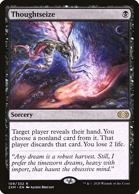 Thoughtseize 109 Double Masters (2XM) [Foil] NM