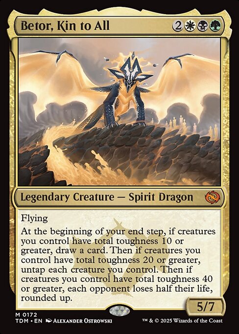 Betor, Kin to All 172 Tarkir: Dragonstorm (TDM) [Nonfoil] NM