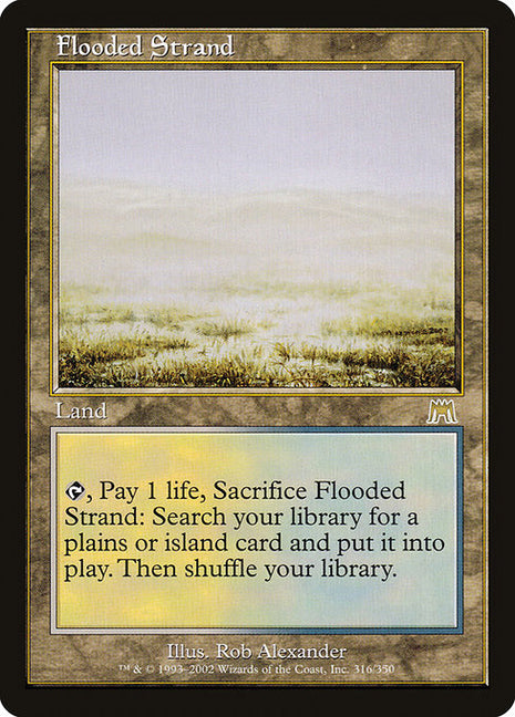 Flooded Strand 316 Onslaught (ONS) [Nonfoil] MP