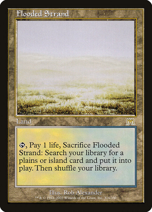 Flooded Strand 316 Onslaught (ONS) [Nonfoil] MP