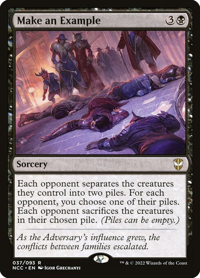 Make an Example 37 New Capenna Commander (NCC) [Nonfoil] NM