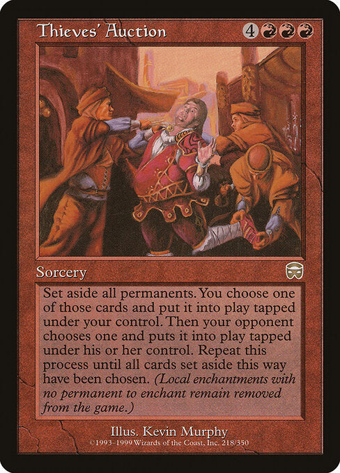 Thieves' Auction 218 Mercadian Masques (MMQ) [Foil] NM