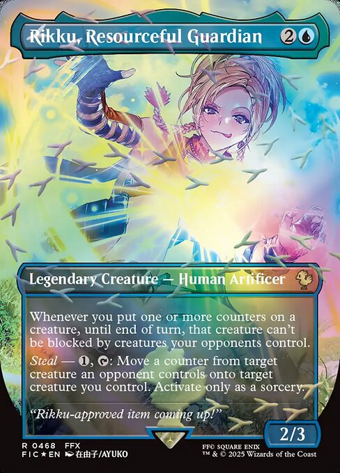 Rikku, Resourceful Guardian 468 Final Fantasy Commander (FIC) [Foil] NM