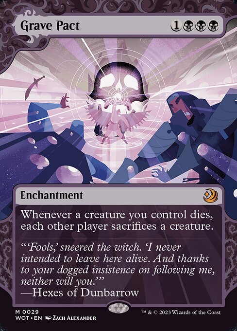 Grave Pact 29 Wilds Of Eldraine: Enchanting Tales (WOT) [Nonfoil] NM