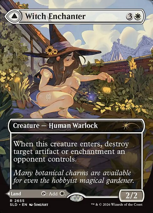 Witch Enchanter // Witch-Blessed Meadow 2655 Secret Lair Drop (SLD) [Nonfoil] NM